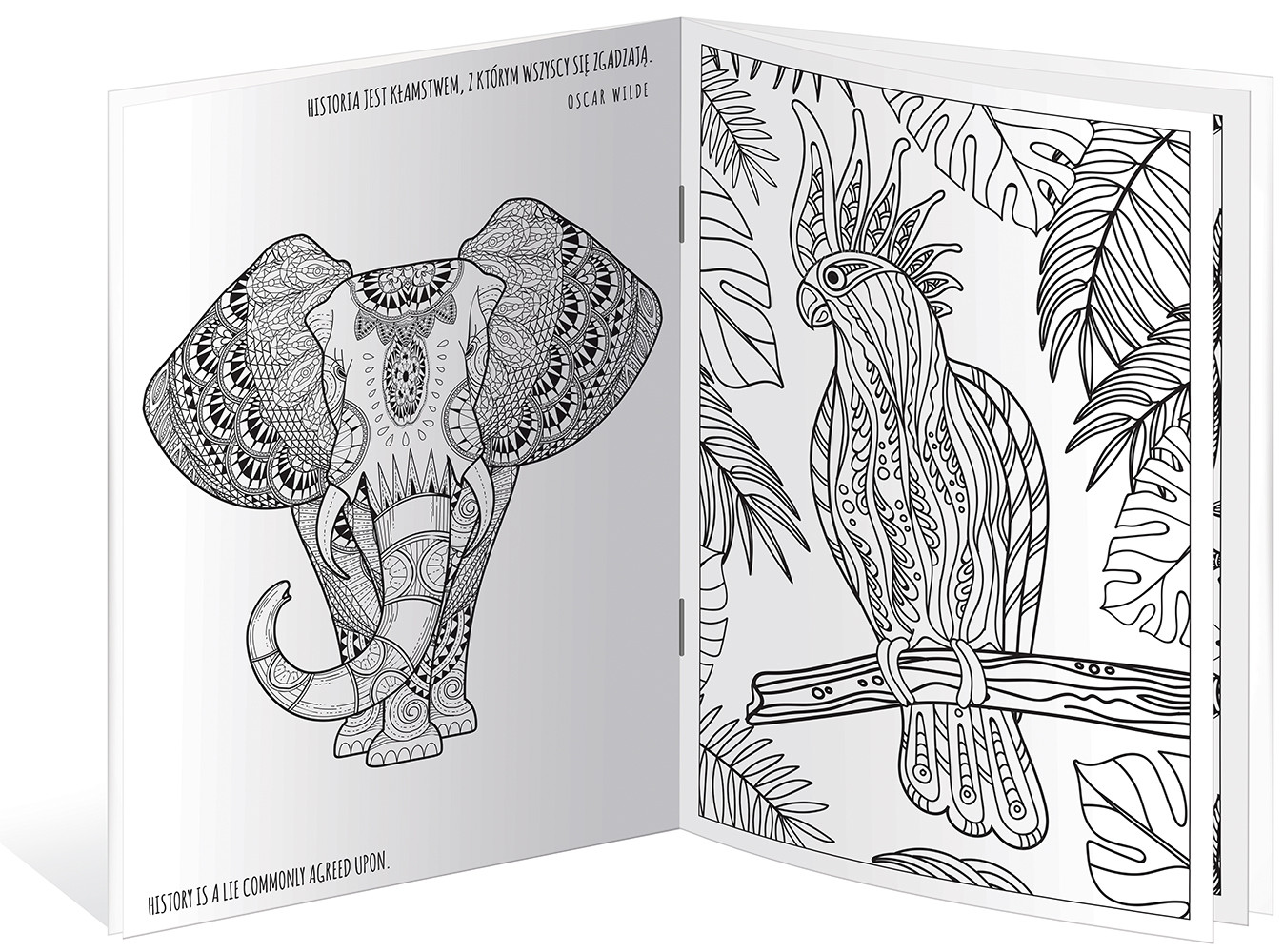 Kolorowanka dla dorosłych B5/32 Wyluzuj mix 4 wzory (7200) Interdruk